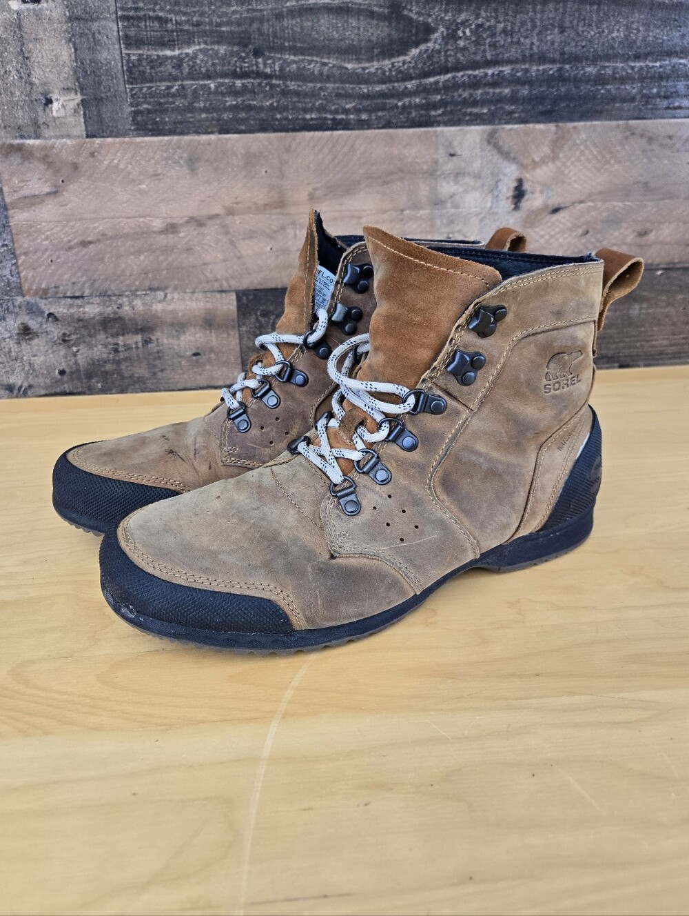 Sorel Ankeny Mid Hiker Waterproof Boots Style NM2100-287, Elk Brown, Men's 11 M